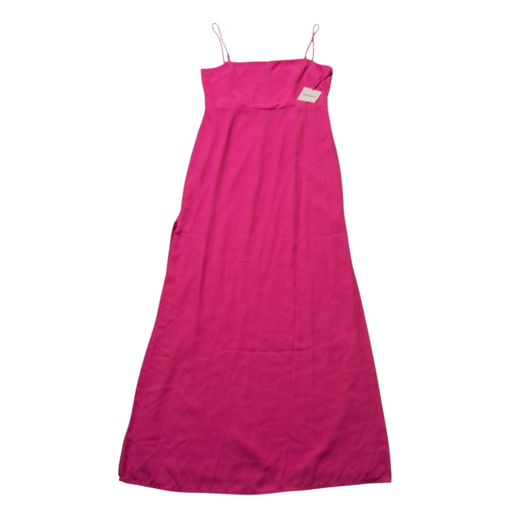 NWT Superdown Revolve Addison Maxi Dress Womens XL Hot Pink Gown Slit Formal